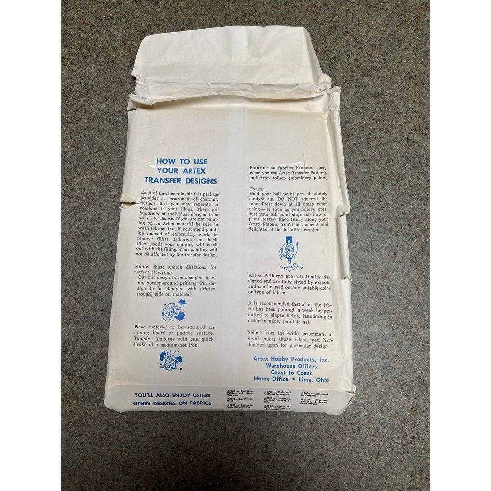 Vintage Artex transfer designs - Picture 2 of 10